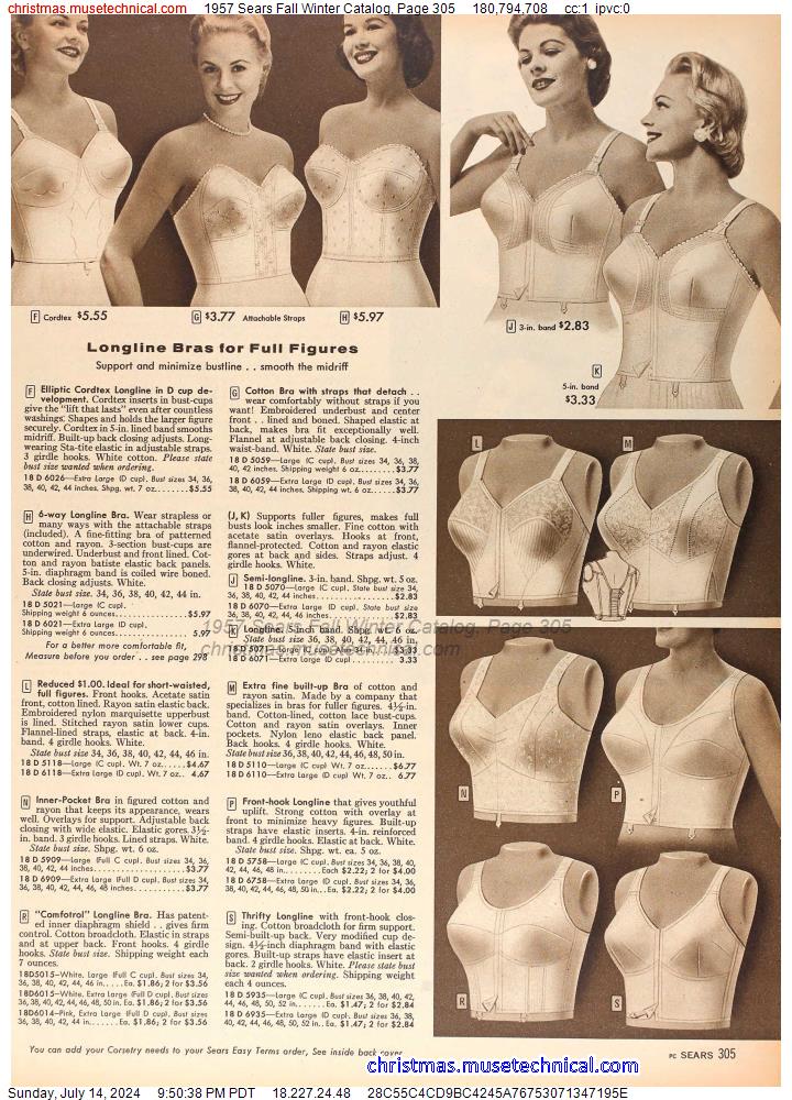 1957 Sears Fall Winter Catalog, Page 305