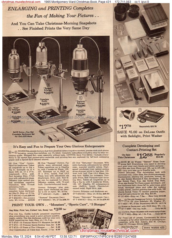 1965 Montgomery Ward Christmas Book, Page 431