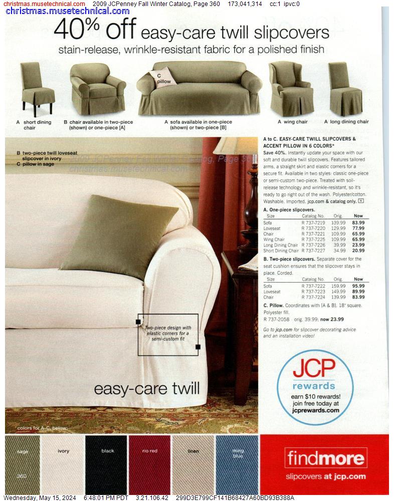 2009 JCPenney Fall Winter Catalog, Page 360