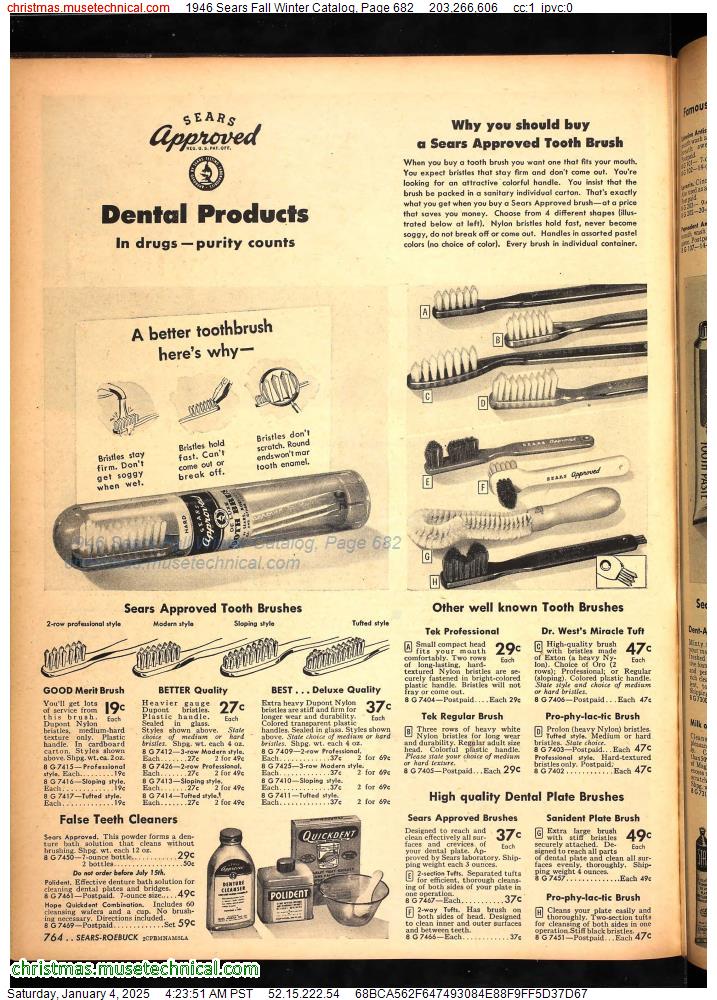 1946 Sears Fall Winter Catalog, Page 682