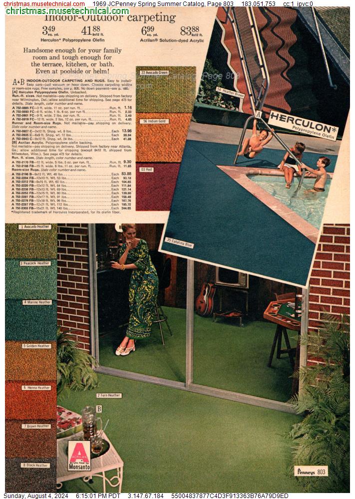 1969 JCPenney Spring Summer Catalog, Page 803