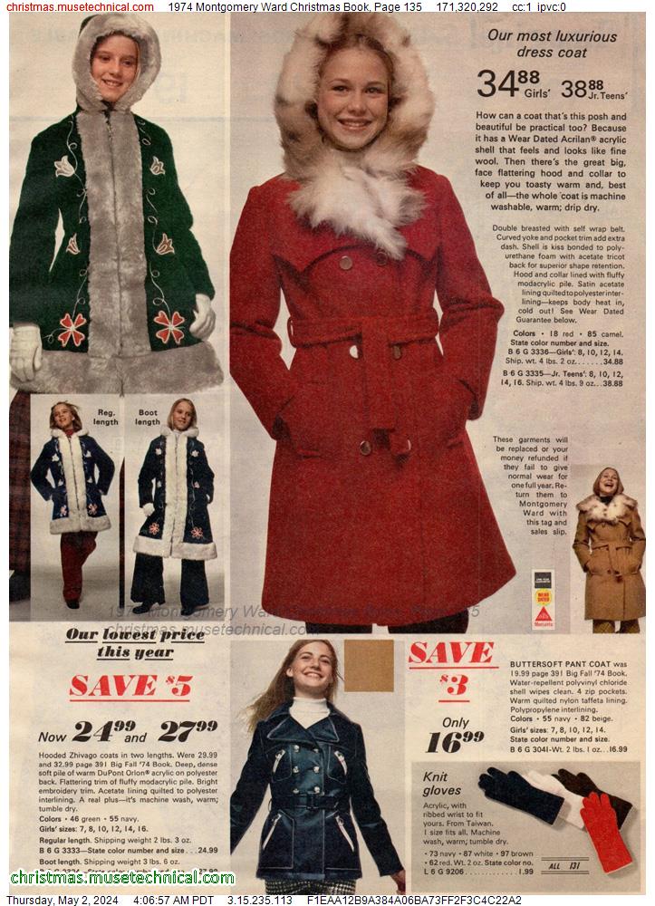 1974 Montgomery Ward Christmas Book, Page 135