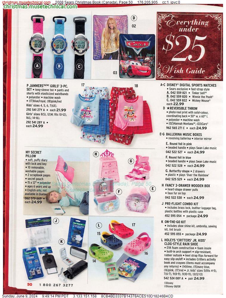 2008 Sears Christmas Book (Canada), Page 50
