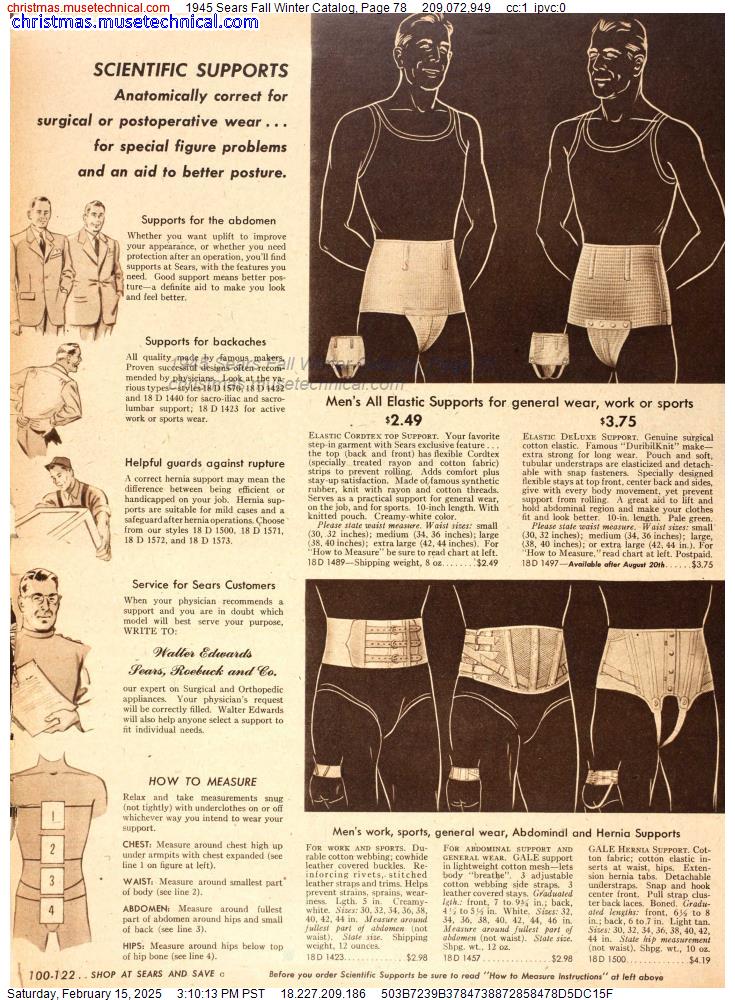 1945 Sears Fall Winter Catalog, Page 78