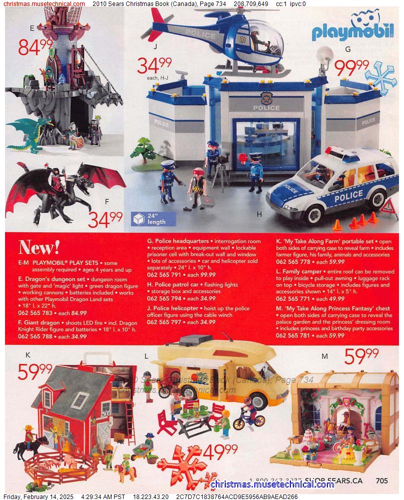 2010 Sears Christmas Book (Canada), Page 734