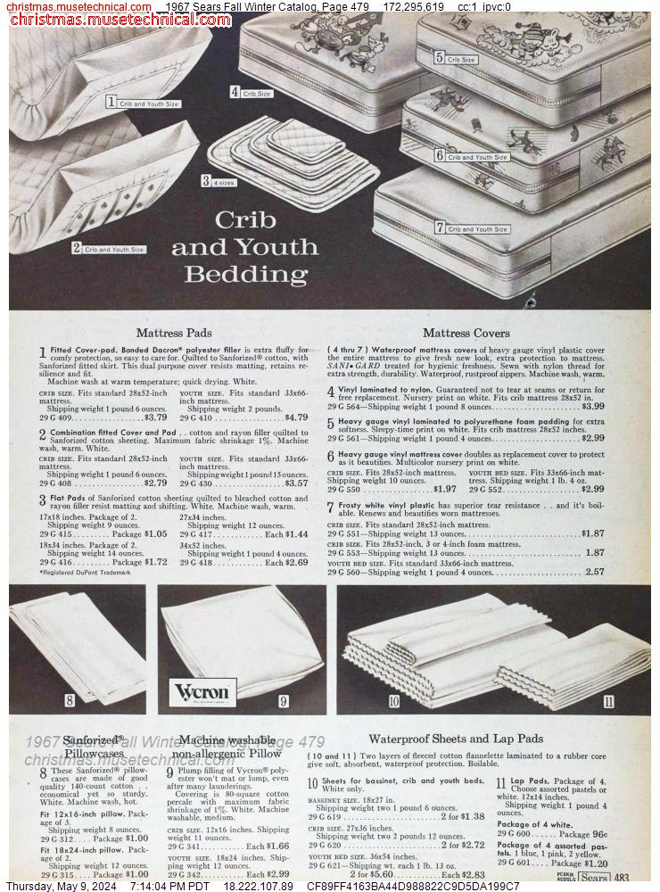 1967 Sears Fall Winter Catalog, Page 479
