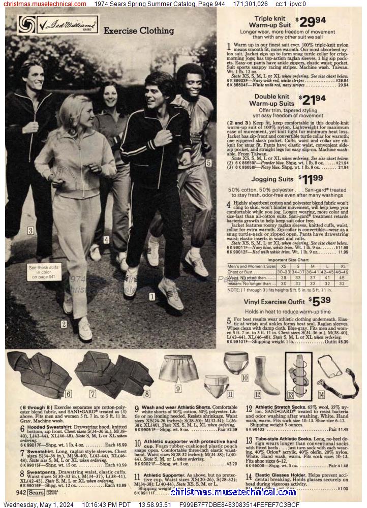 1974 Sears Spring Summer Catalog, Page 944