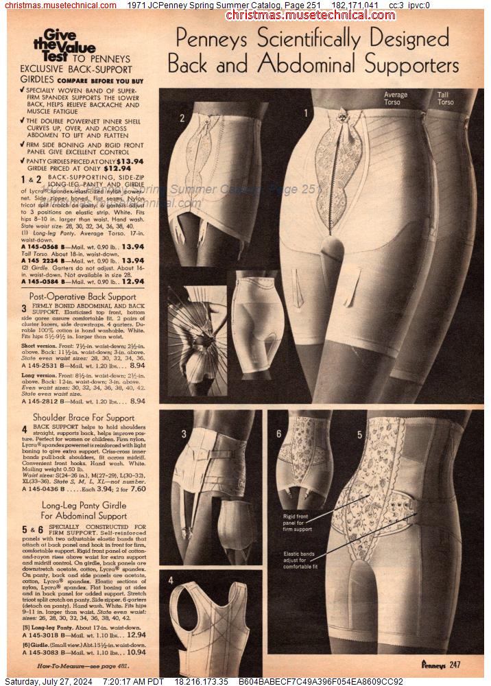 1971 JCPenney Spring Summer Catalog, Page 251