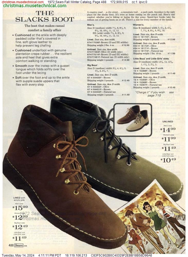 1972 Sears Fall Winter Catalog, Page 488