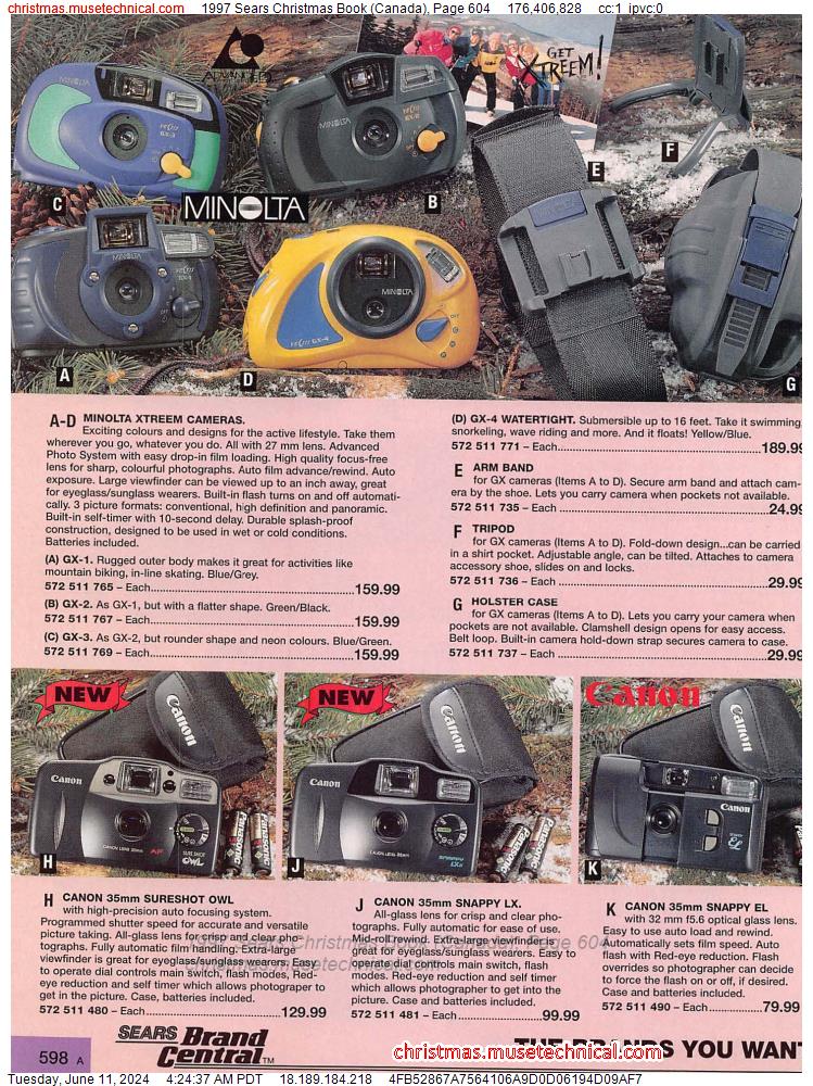 1997 Sears Christmas Book (Canada), Page 604