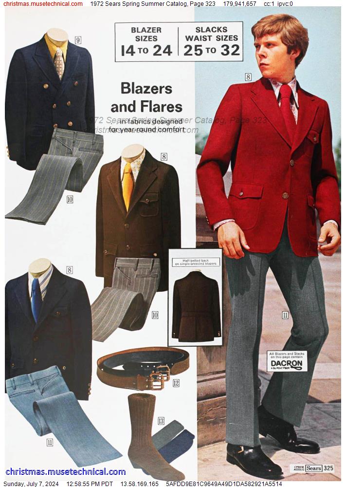1972 Sears Spring Summer Catalog, Page 323