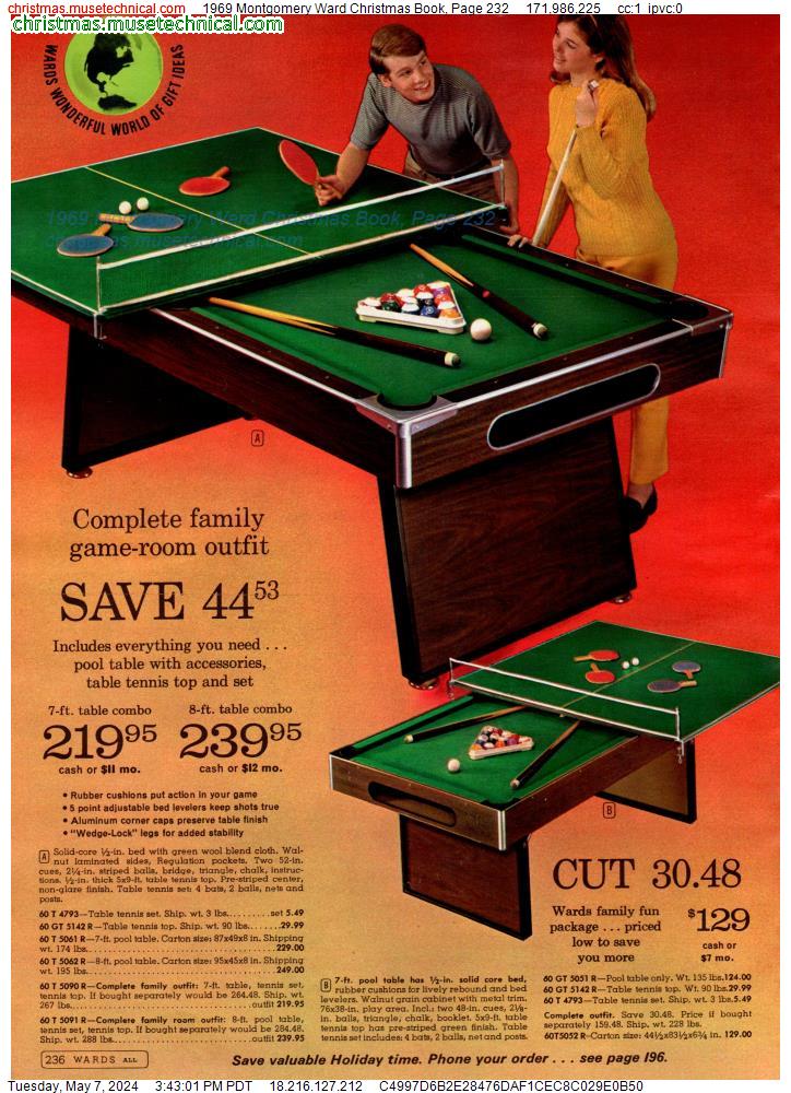 1969 Montgomery Ward Christmas Book, Page 232