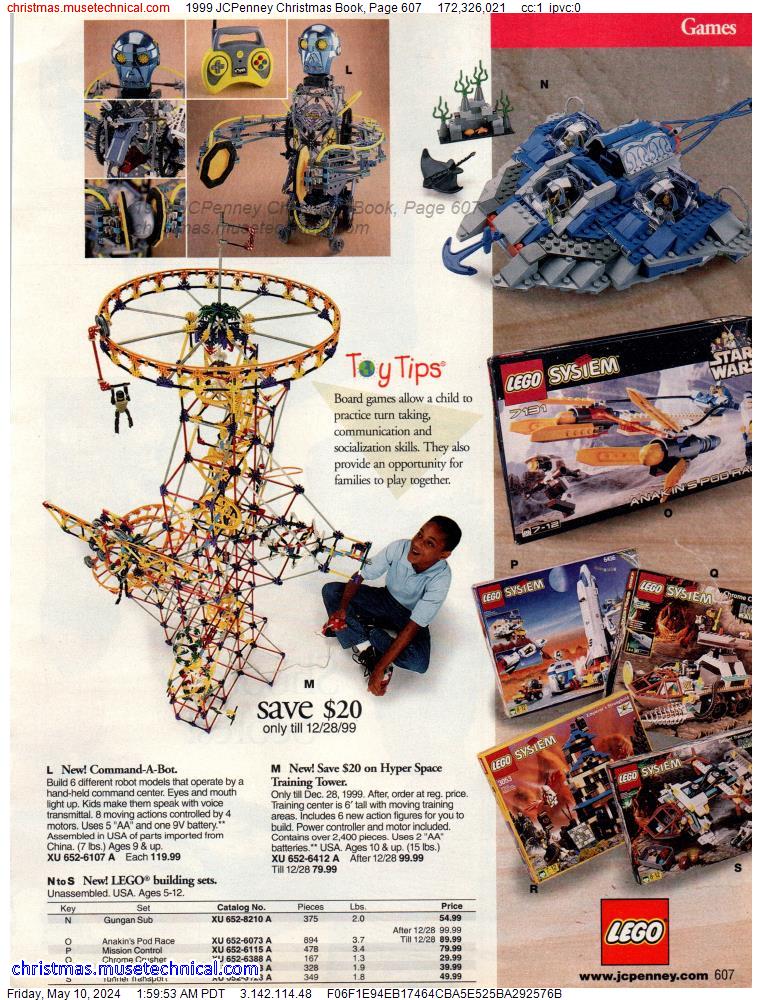 1999 JCPenney Christmas Book, Page 607