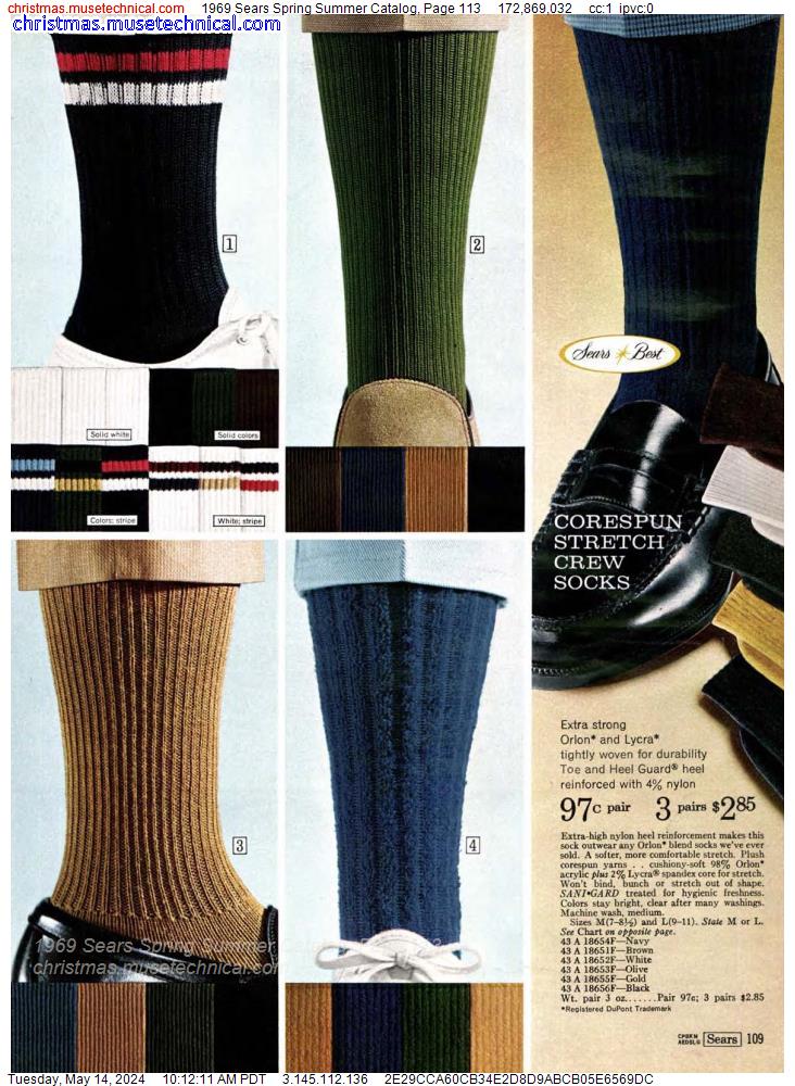 1969 Sears Spring Summer Catalog, Page 113