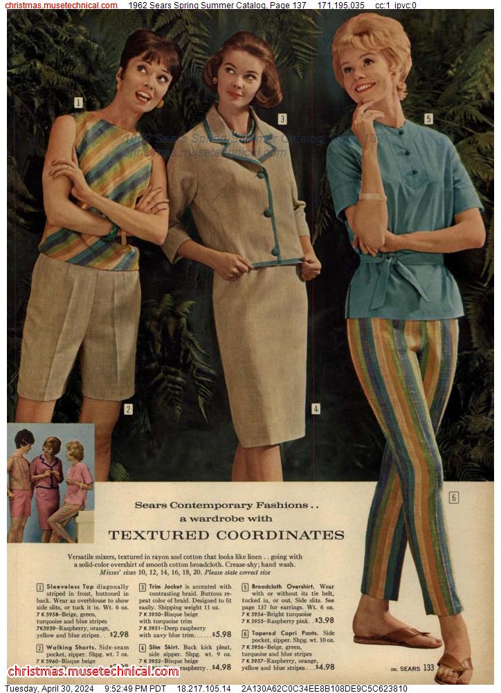 1962 Sears Spring Summer Catalog, Page 137