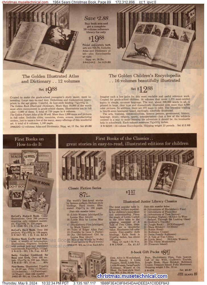 1964 Sears Christmas Book, Page 89