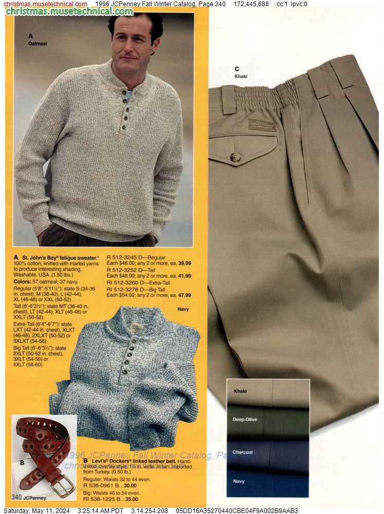 1996 JCPenney Fall Winter Catalog, Page 340