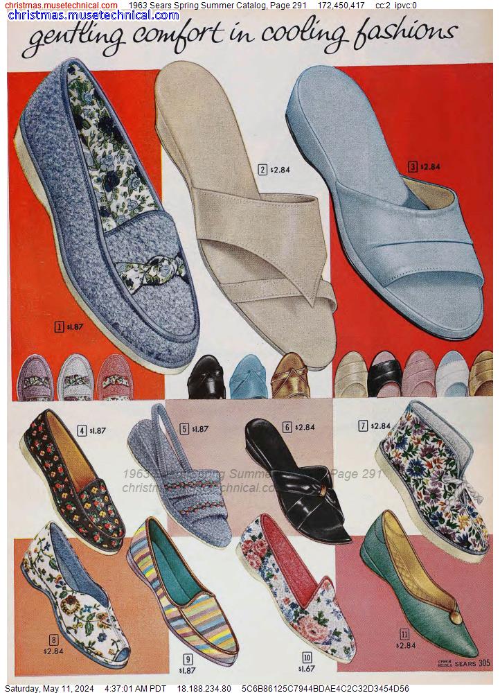 1963 Sears Spring Summer Catalog, Page 291