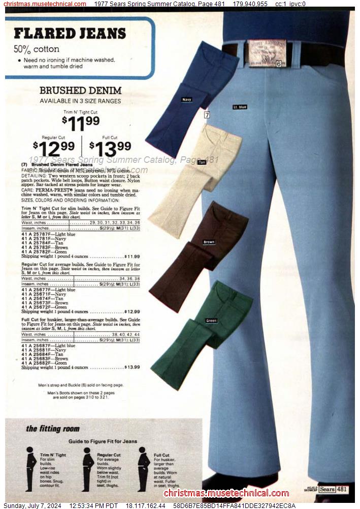 1977 Sears Spring Summer Catalog, Page 481
