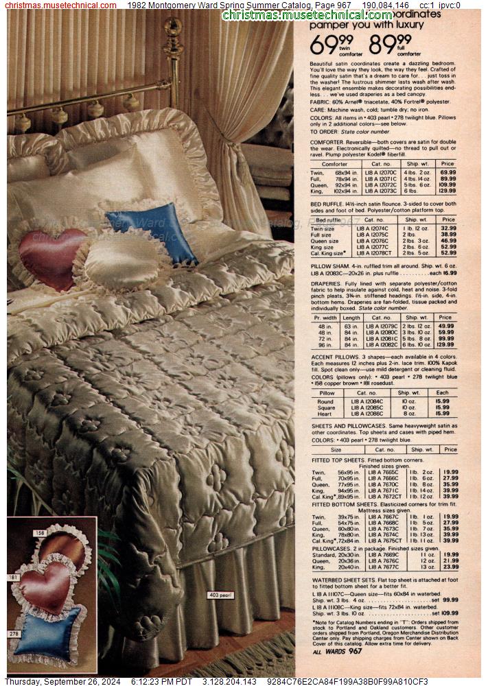 1982 Montgomery Ward Spring Summer Catalog, Page 967