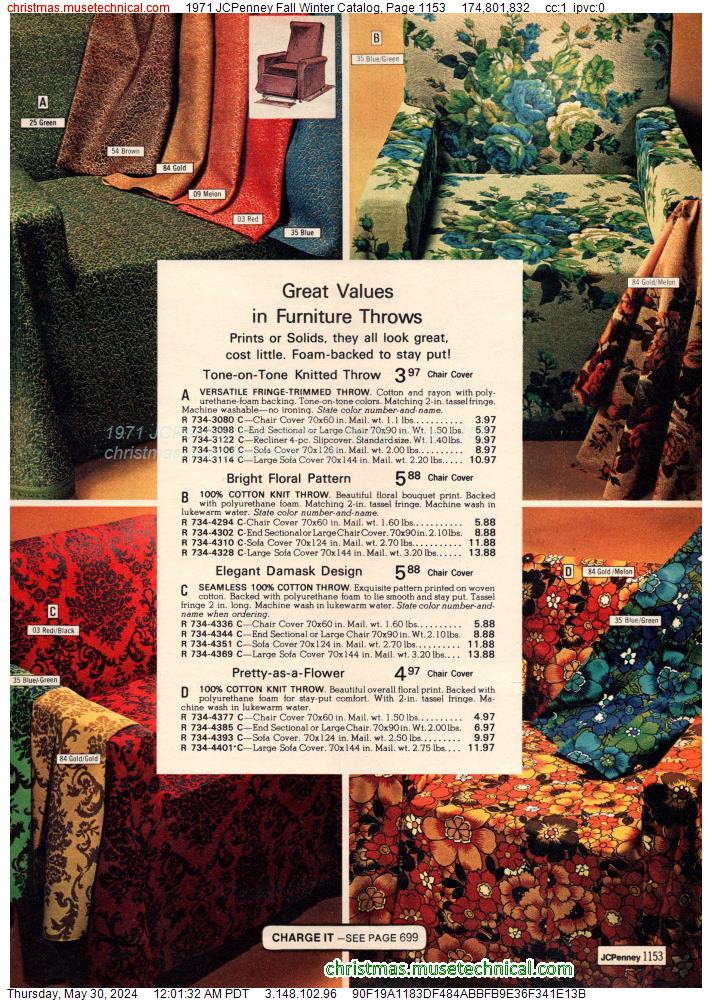 1971 JCPenney Fall Winter Catalog, Page 1153