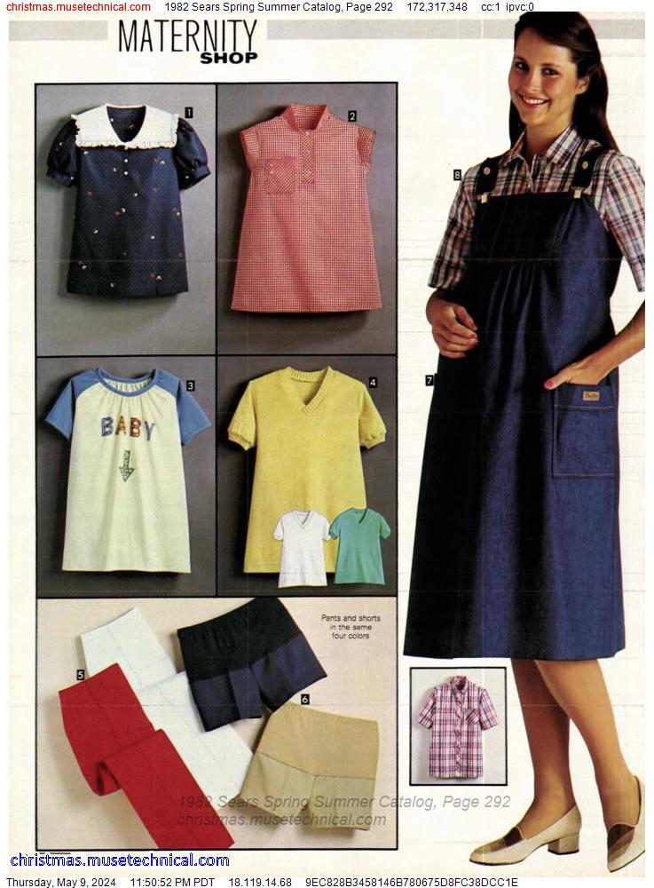 1982 Sears Spring Summer Catalog, Page 292