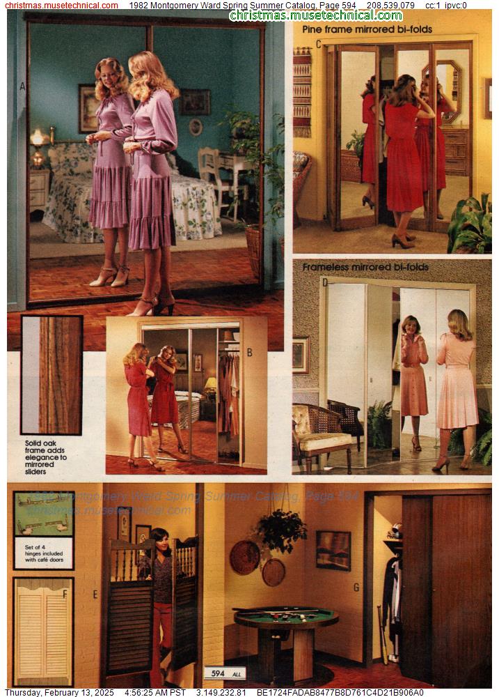 1982 Montgomery Ward Spring Summer Catalog, Page 594