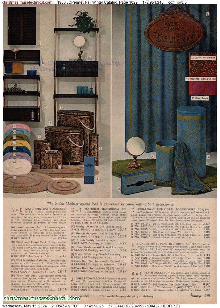 1966 JCPenney Fall Winter Catalog, Page 1029