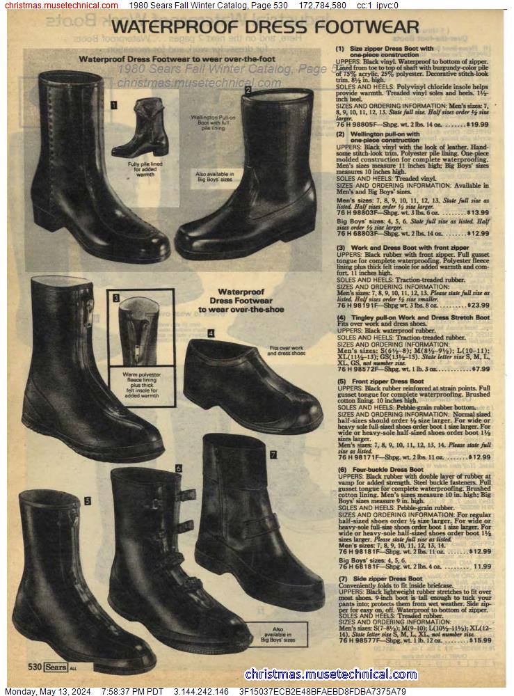 1980 Sears Fall Winter Catalog, Page 530