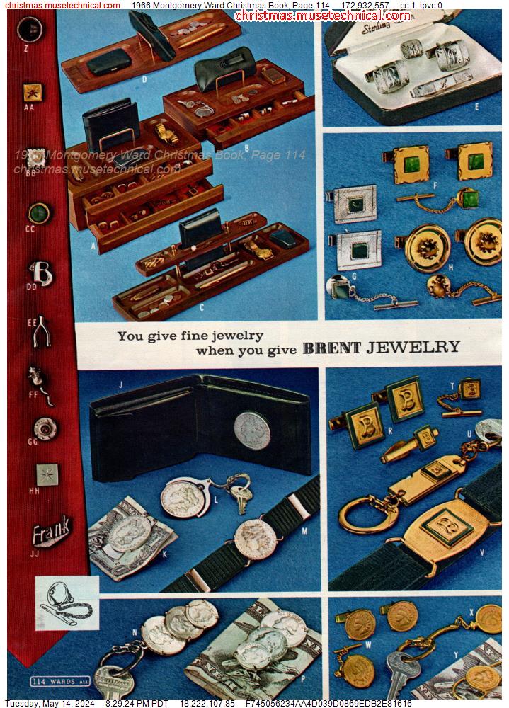 1966 Montgomery Ward Christmas Book, Page 114