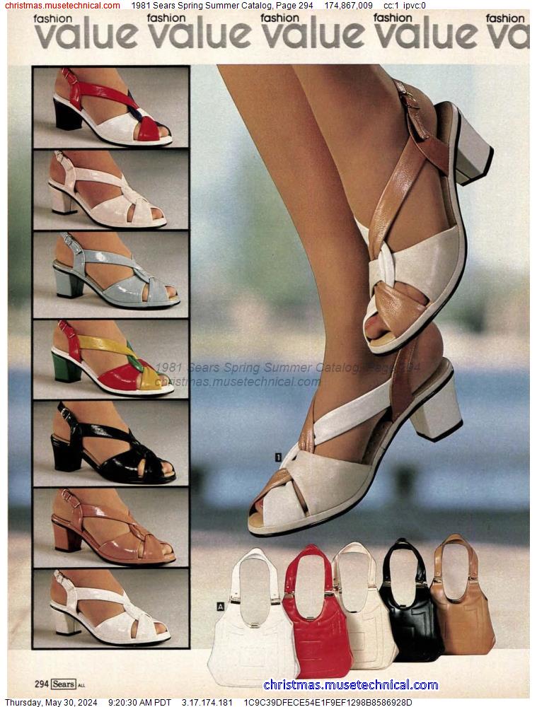 1981 Sears Spring Summer Catalog, Page 294