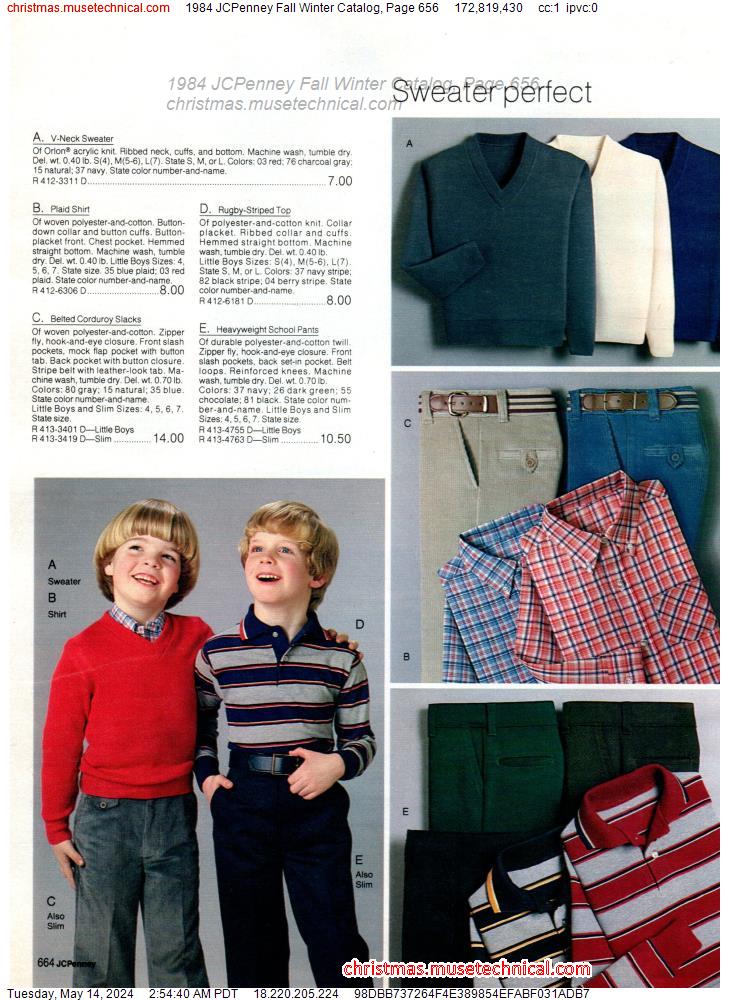 1984 JCPenney Fall Winter Catalog, Page 656