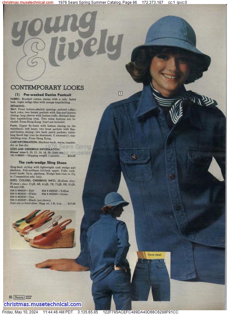 1976 Sears Spring Summer Catalog, Page 86