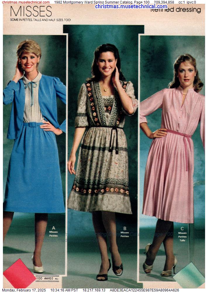 1982 Montgomery Ward Spring Summer Catalog, Page 100