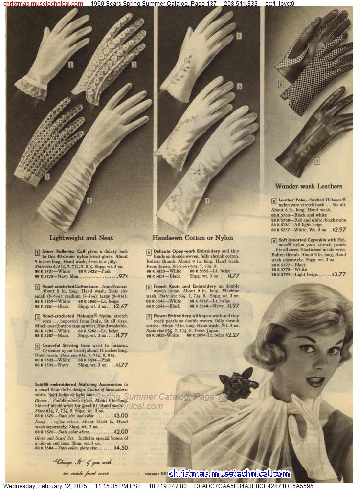 1960 Sears Spring Summer Catalog, Page 137