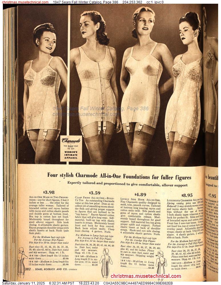 1947 Sears Fall Winter Catalog, Page 386