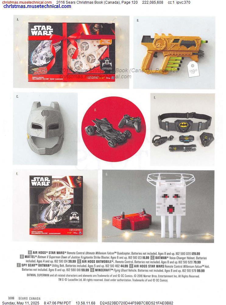 2016 Sears Christmas Book (Canada), Page 120