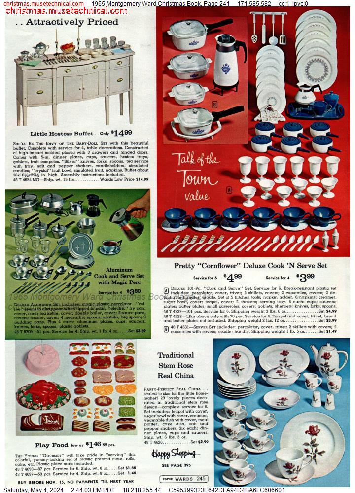 1965 Montgomery Ward Christmas Book, Page 241