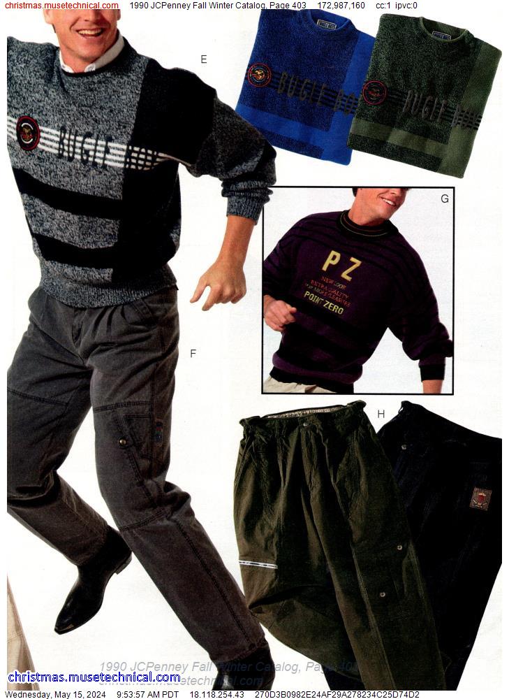 1990 JCPenney Fall Winter Catalog, Page 403