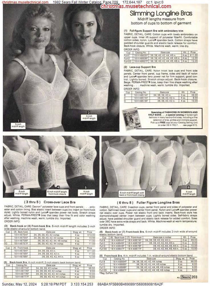 1982 Sears Fall Winter Catalog, Page 209