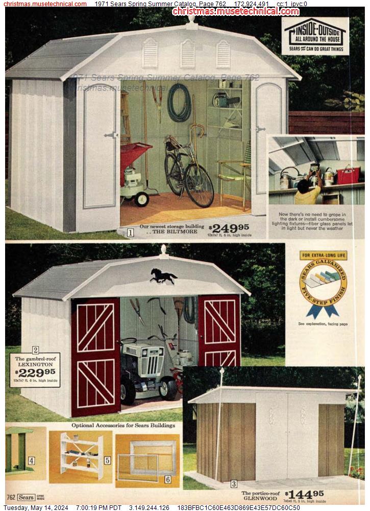 1971 Sears Spring Summer Catalog, Page 762