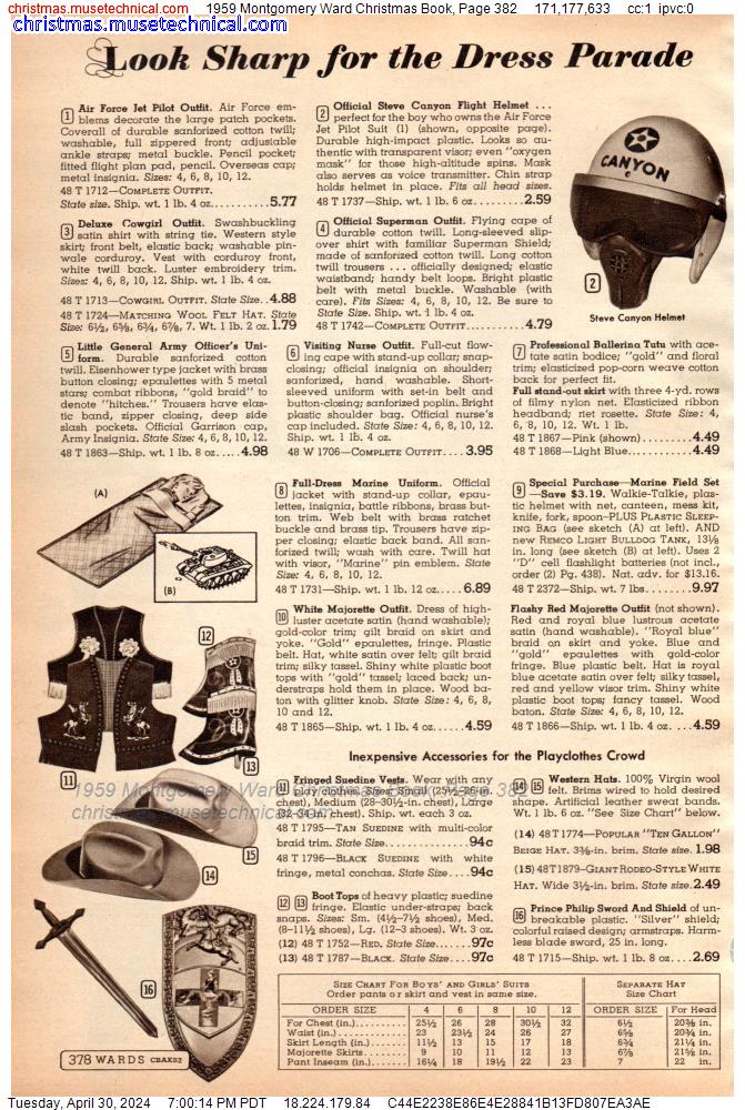 1959 Montgomery Ward Christmas Book, Page 382