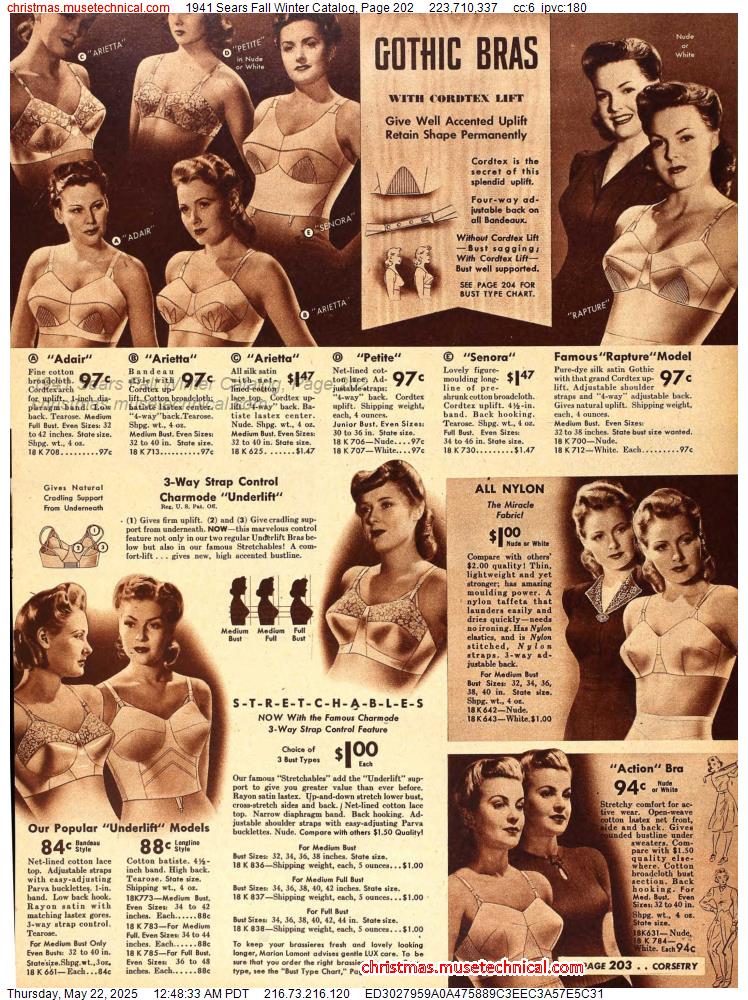 1941 Sears Fall Winter Catalog, Page 202