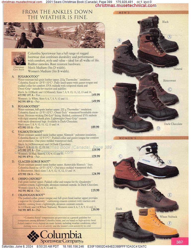 2001 Sears Christmas Book (Canada), Page 389