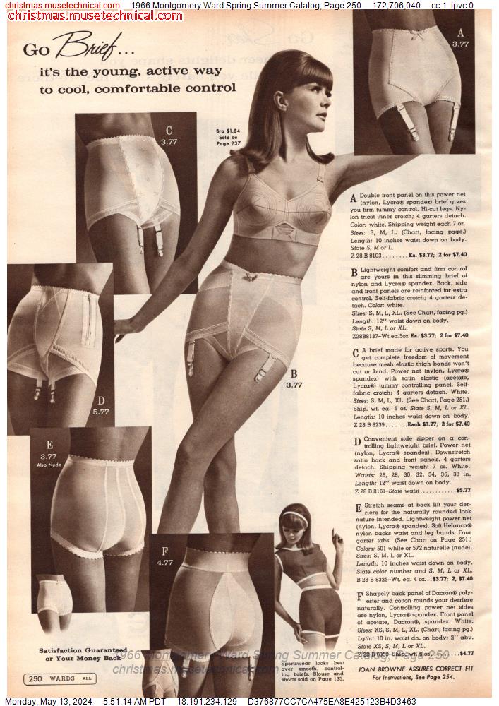 1966 Montgomery Ward Spring Summer Catalog, Page 250