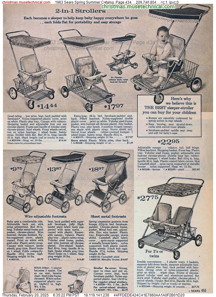 1963 Sears Spring Summer Catalog, Page 434