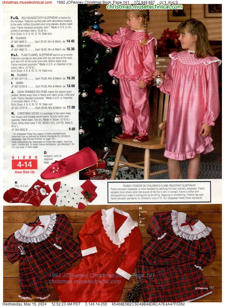 1992 JCPenney Christmas Book, Page 141