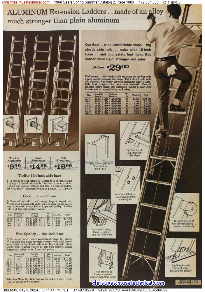 1968 Sears Spring Summer Catalog 2, Page 1083