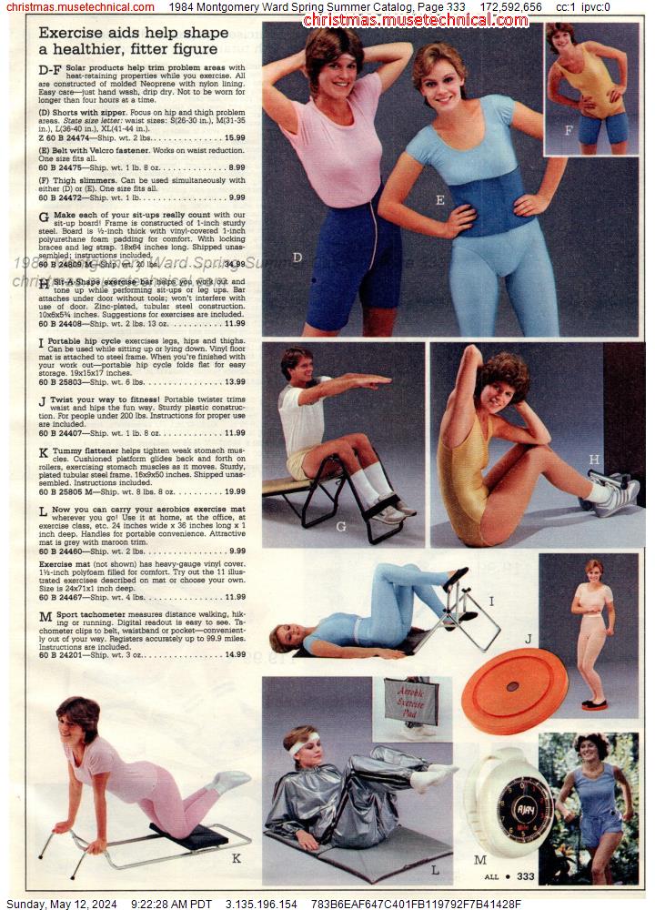 1984 Montgomery Ward Spring Summer Catalog, Page 333