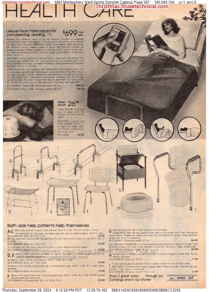 1982 Montgomery Ward Spring Summer Catalog, Page 367